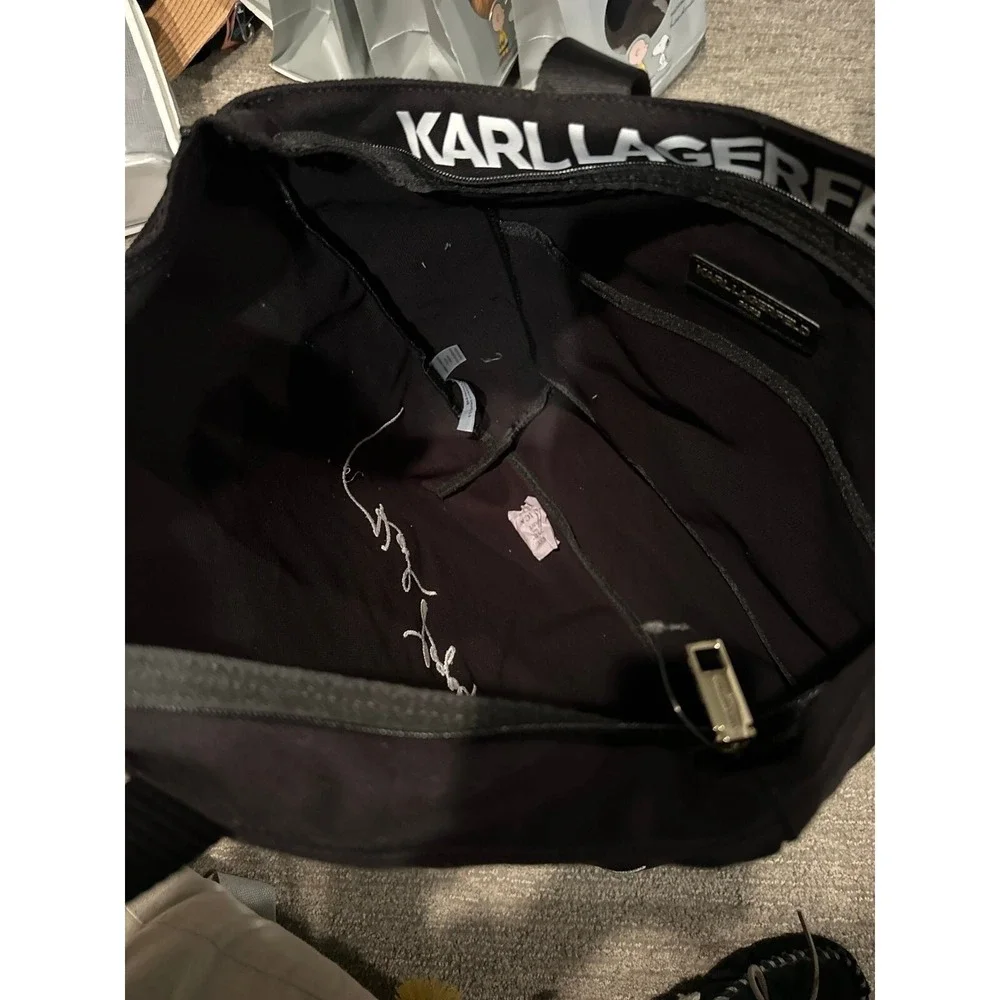 karl lagerfield‎ canvas bag new without tags